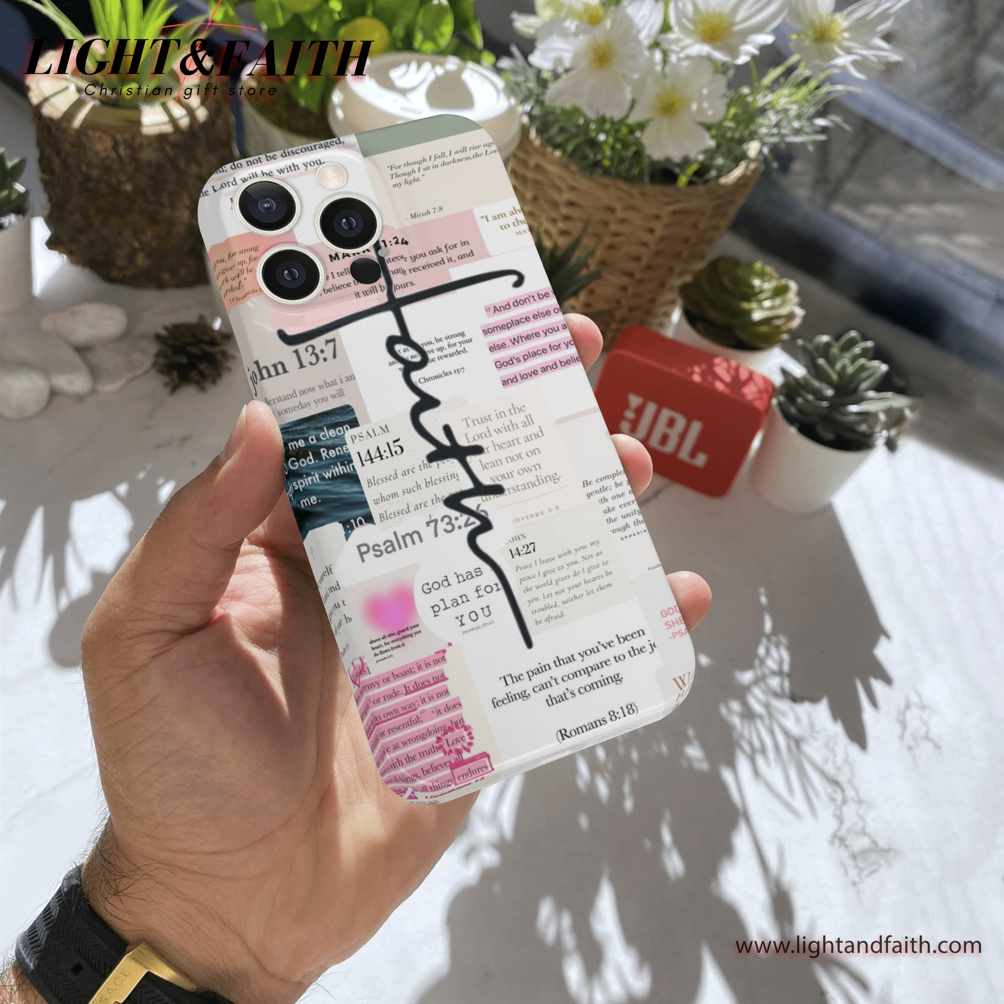 Faith Phone Case, Christian Phone Case, Bible Verse Phone Case, Religious Gift, PCLAF18